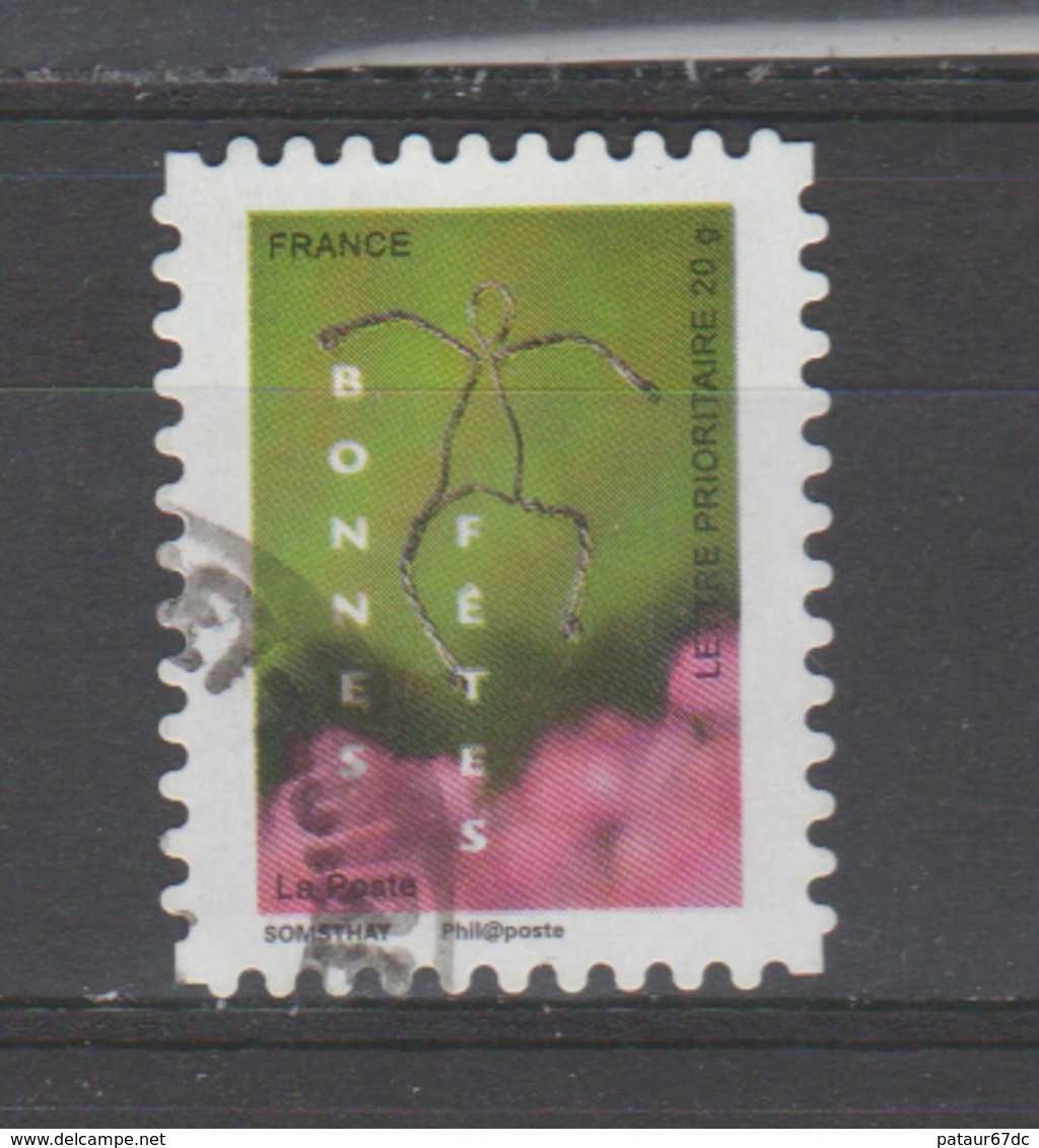 FRANCE / 2008 / Y&T N° 4310 Ou AA 241 : "Bonnes Fêtes" (Silhouette En Fil) - Cachet Rond - Autres & Non Classés