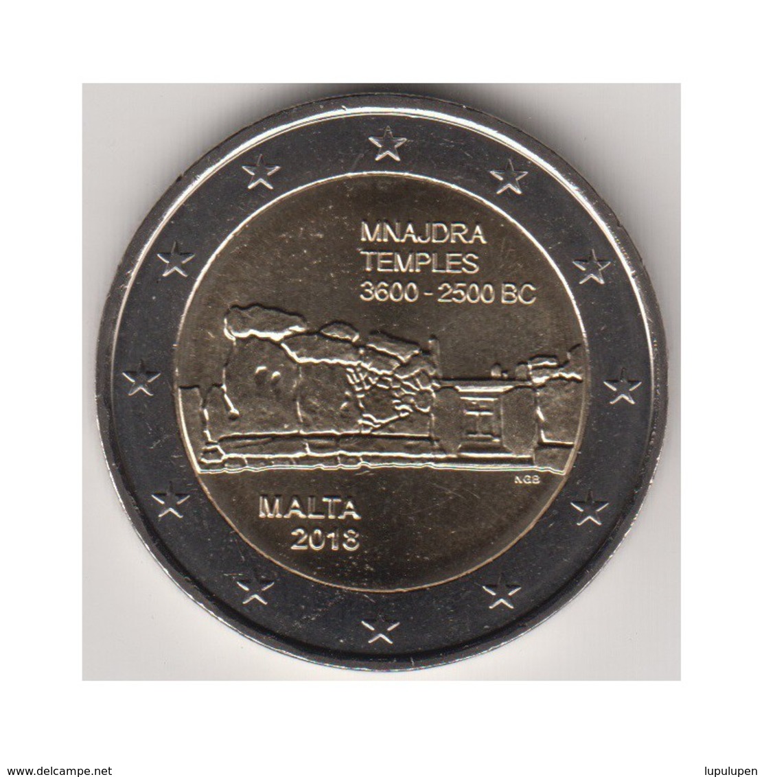 Moneda 2€ 2018 Malta "Templos" - Malta