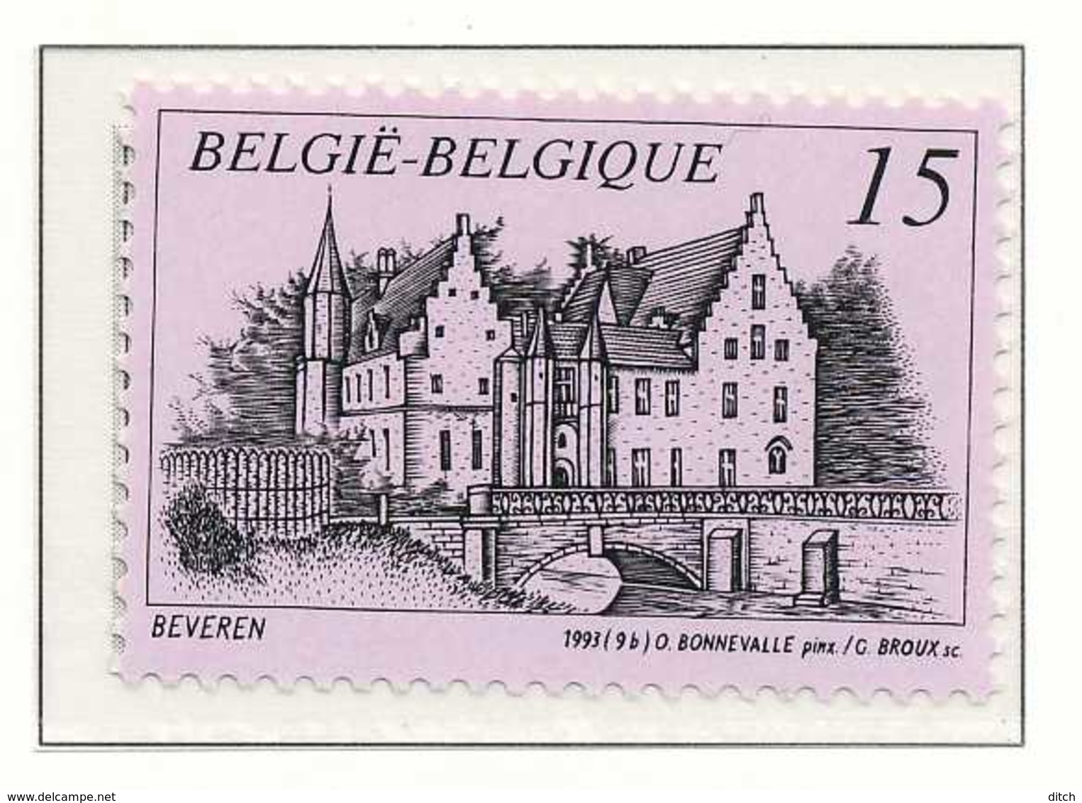 D - [153357]N° 2513, Tourisme, Château De Cortewalle - Beveren, SNC - Neufs