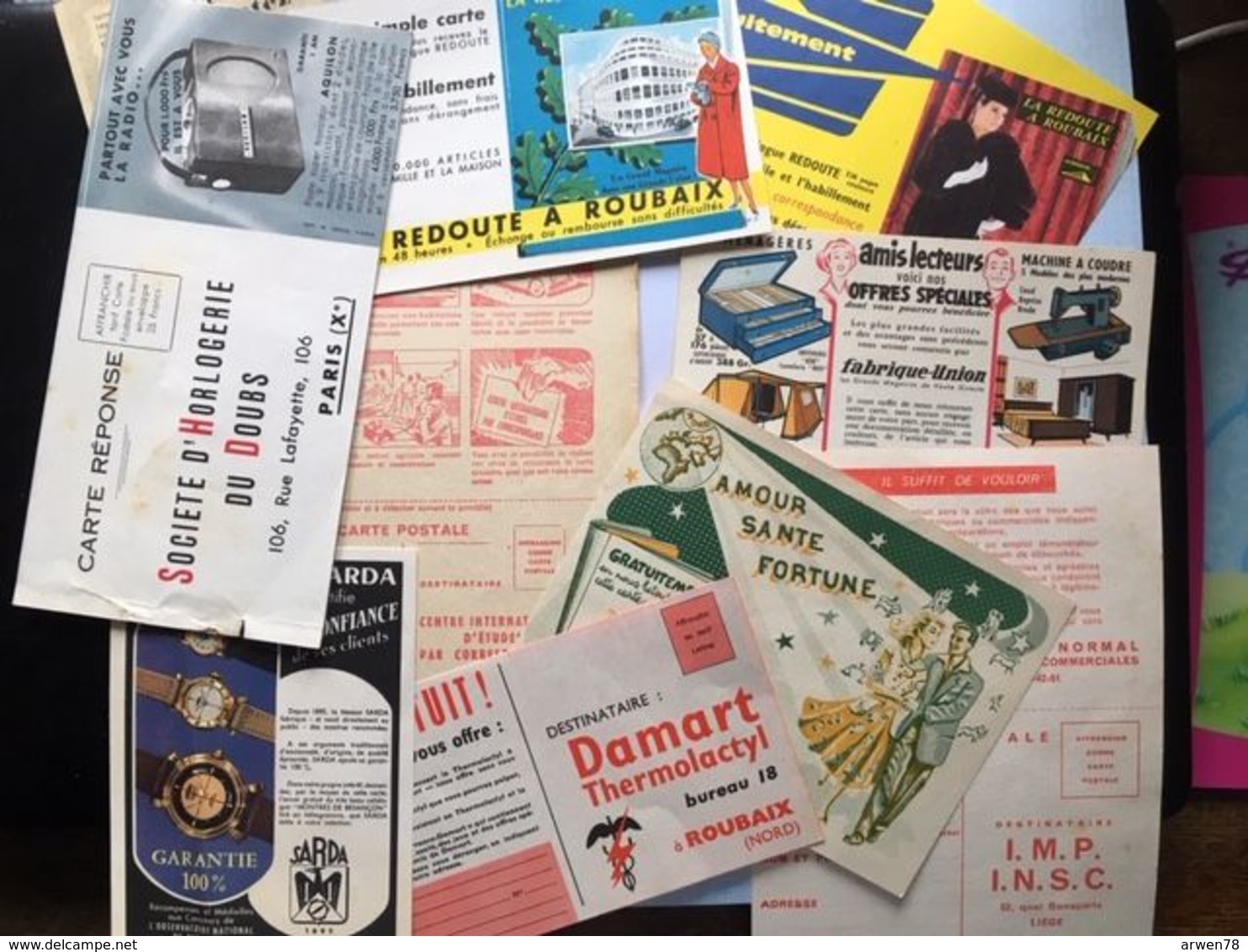 Carte Postale Publicitaire Reclame Lot De 10 Cartes - Autres & Non Classés