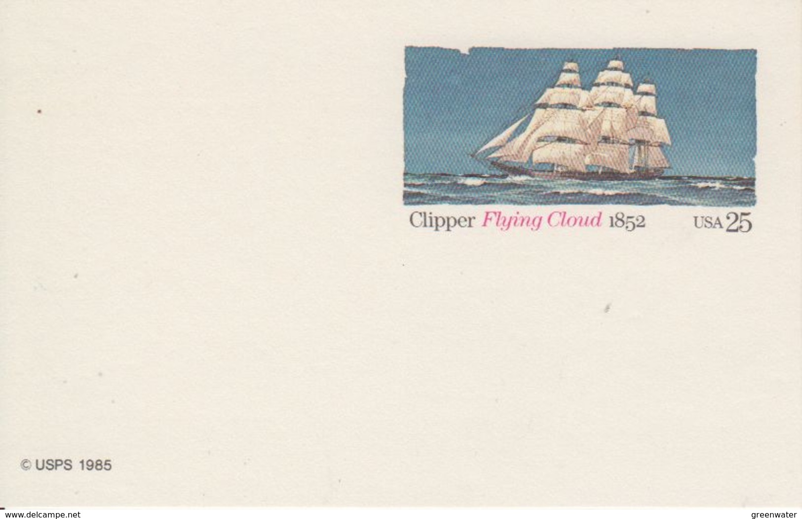 USA 1985 Clipper Flying Cloud 1852 Postcard Unused (41868C) - 1981-00