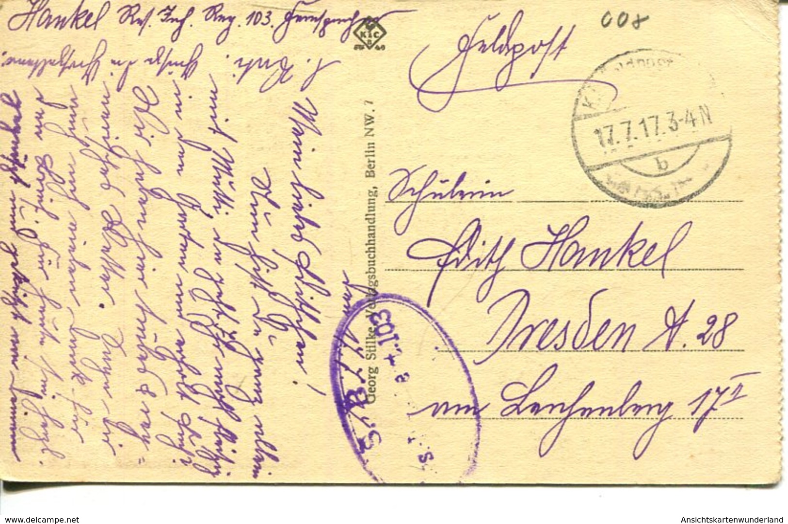 006190  Wilna - Georgstrasse  1917 - Litauen