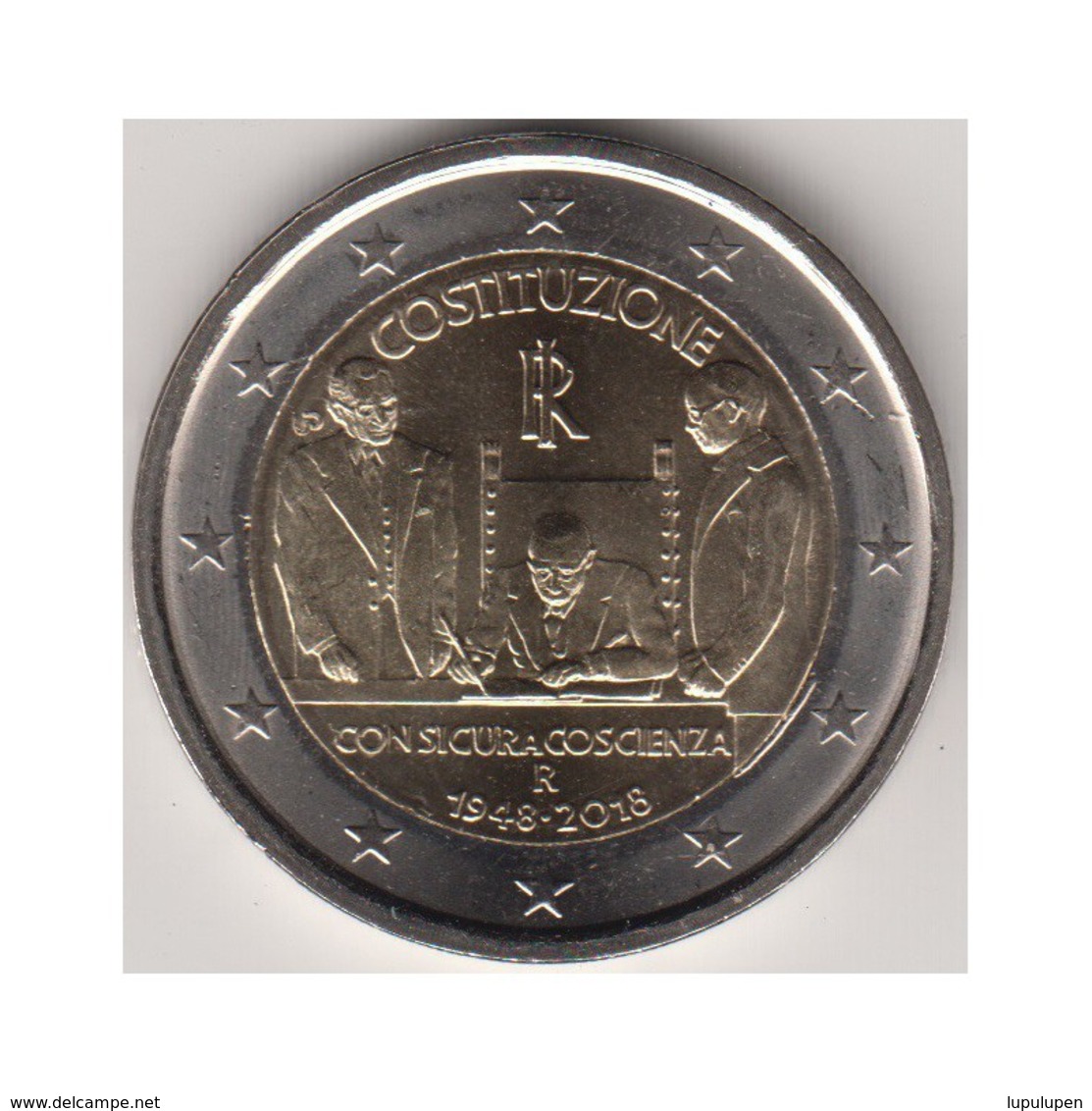 Moneda 2€ 2018 Italia "Constitución" - Italien