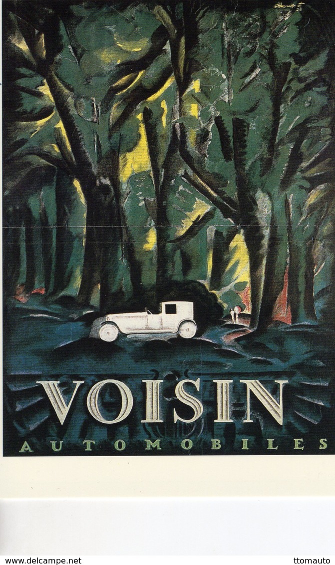 Automobiles Voisin  -  1923  -  Publicite D'Epoque   -  CPM - PKW