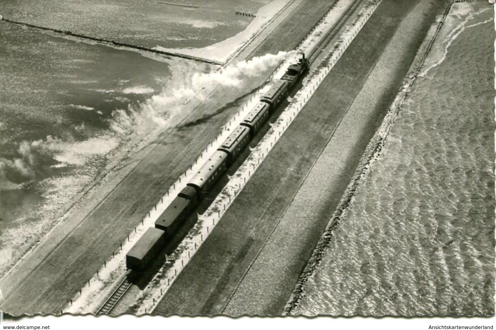 006191  Nordsee-Insel Sylt - D-Zug Auf Dem Hindenburgdamm  1961 - Sylt