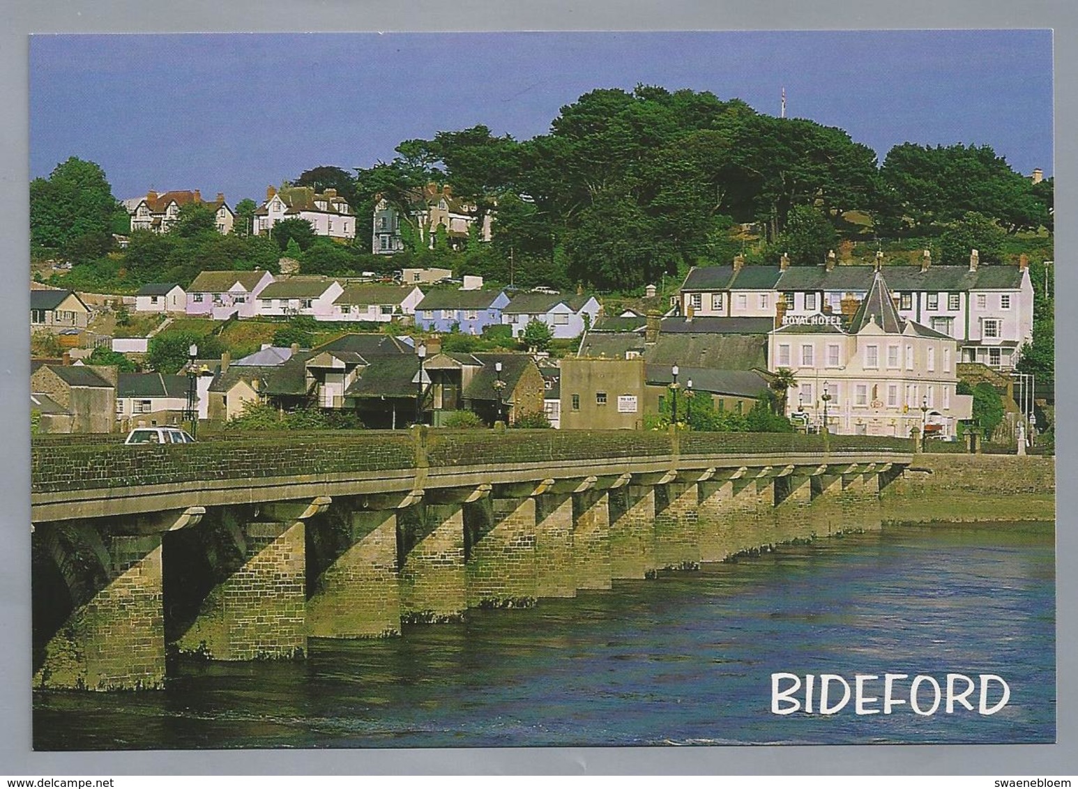 UK.- DEVON. BIDEFORD. The River Torridge And Bridge. - Andere & Zonder Classificatie