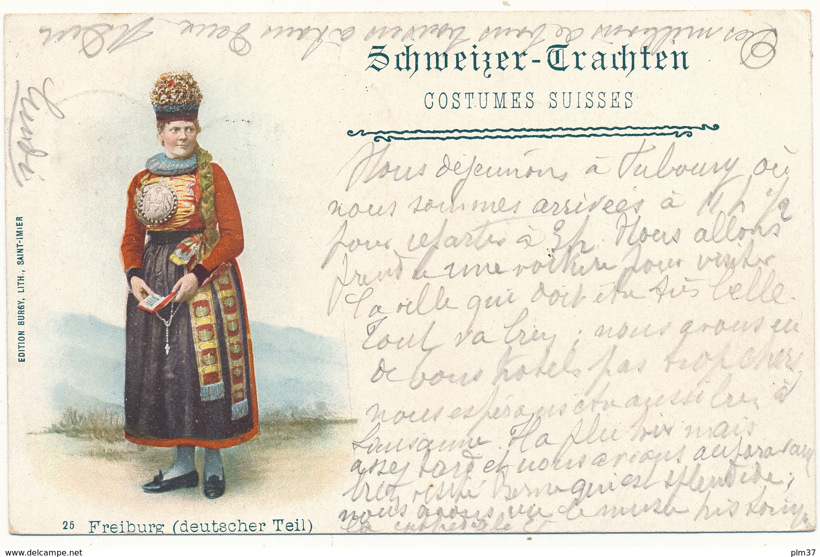 Costumes Suisses, Freiburg -  FR - Fribourg