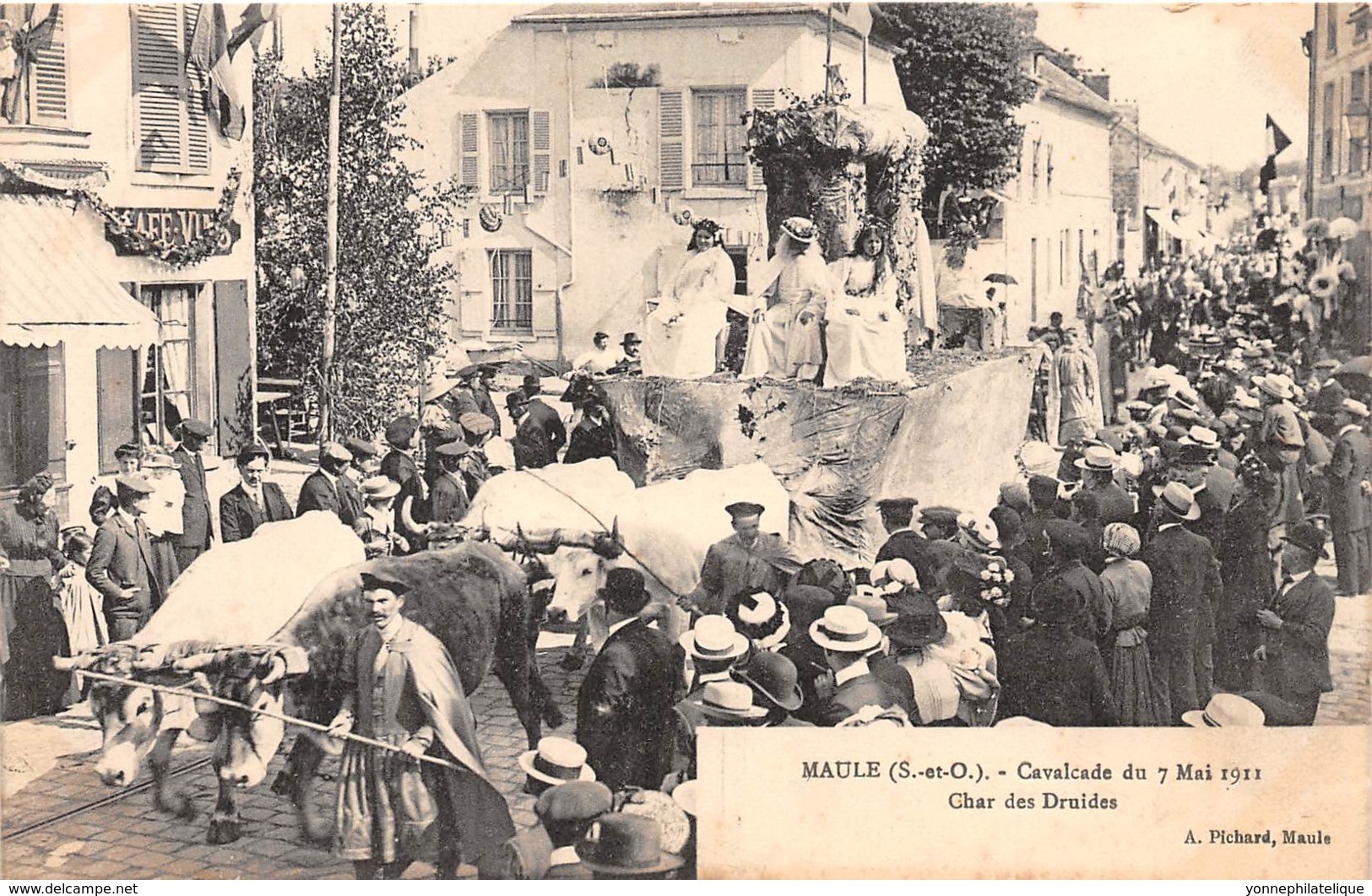 78 - Yvelines / Maule - 782338 - Cavalcade 1911 - Beau Cliché Animé - Maule