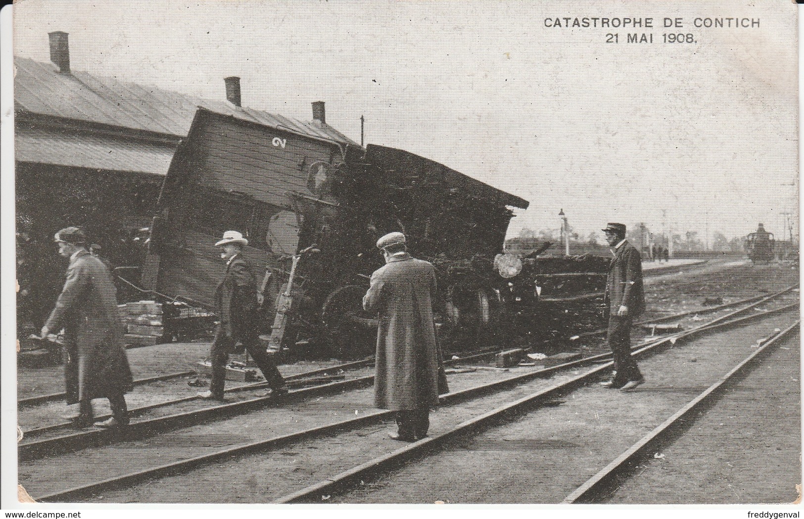 KONTICH  CATASTROPHE DE 1908 - Kontich