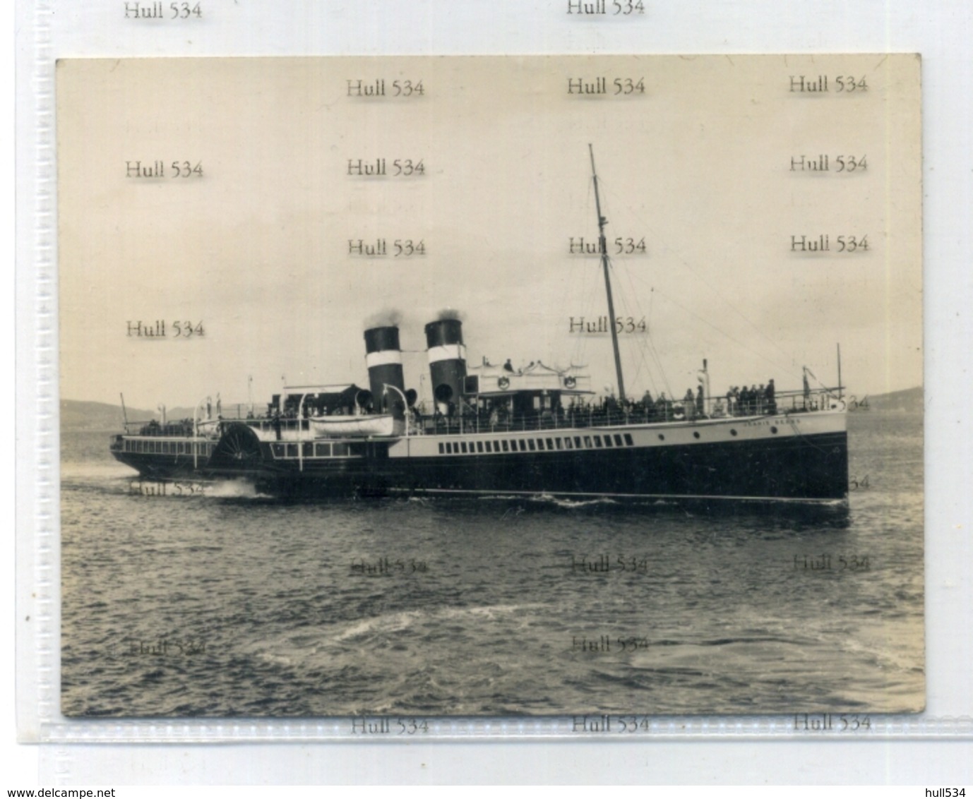 NBR LNER PS Jeanie Deans Paddle Steamer C1920s Original Photo CSP Caledonian Steam Packet Clyde Macbrayne - Transbordadores