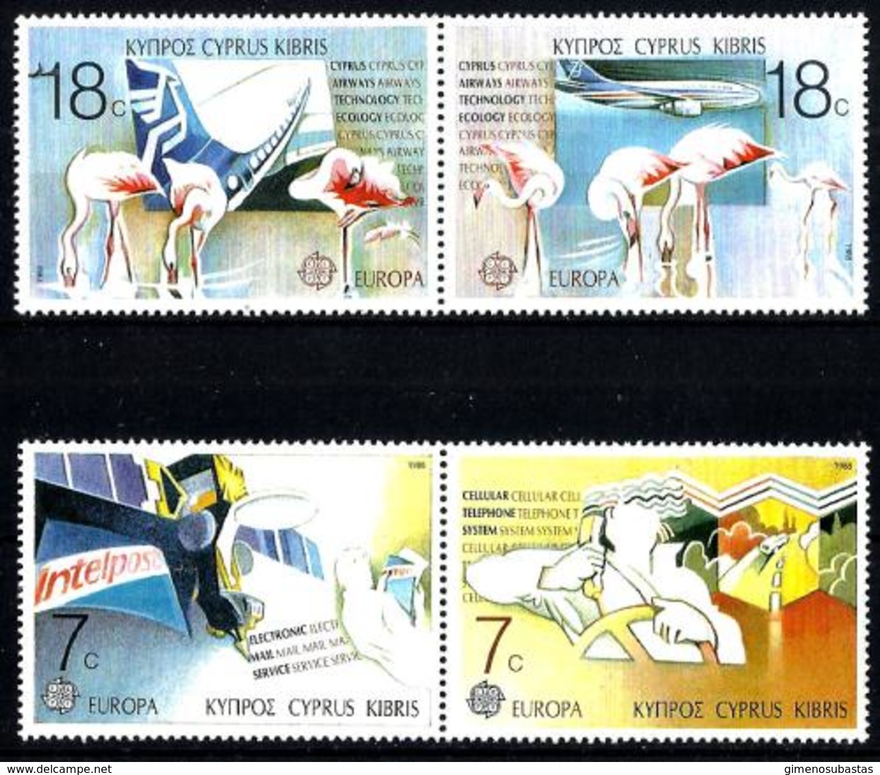 Chipre Nº 691/94 En Nuevo - Unused Stamps