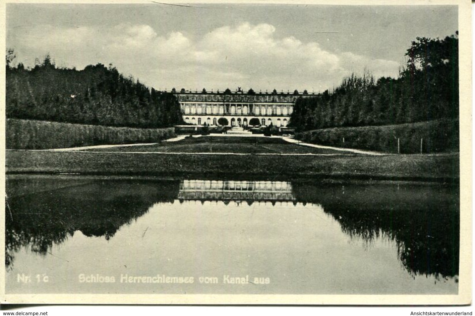 006203  Schloss Herrenchiemsee Vom Kanal Aus - Sonstige & Ohne Zuordnung