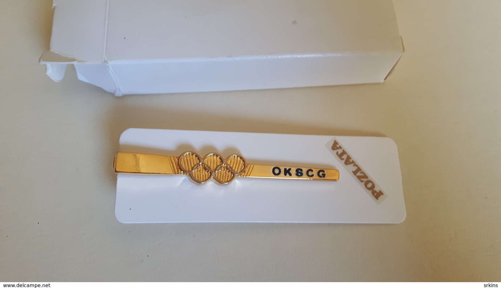 Shield Tie Clip NOC Serbia And Montenegro Olympic Games Athens 2004 Olympics Olympia National Committee Original Package - Bekleidung, Souvenirs Und Sonstige