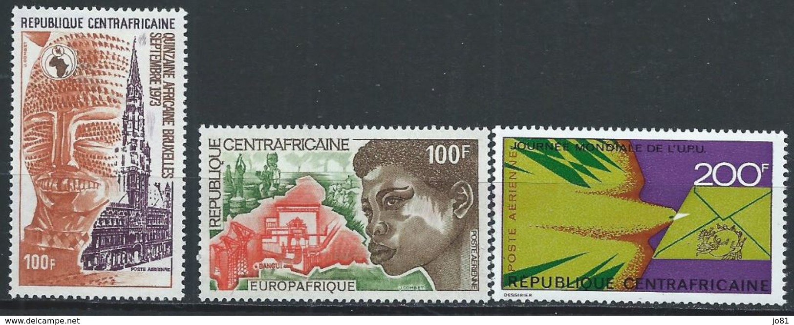 Centrafrique YT PA 117-119 XX /MNH - Centrafricaine (République)