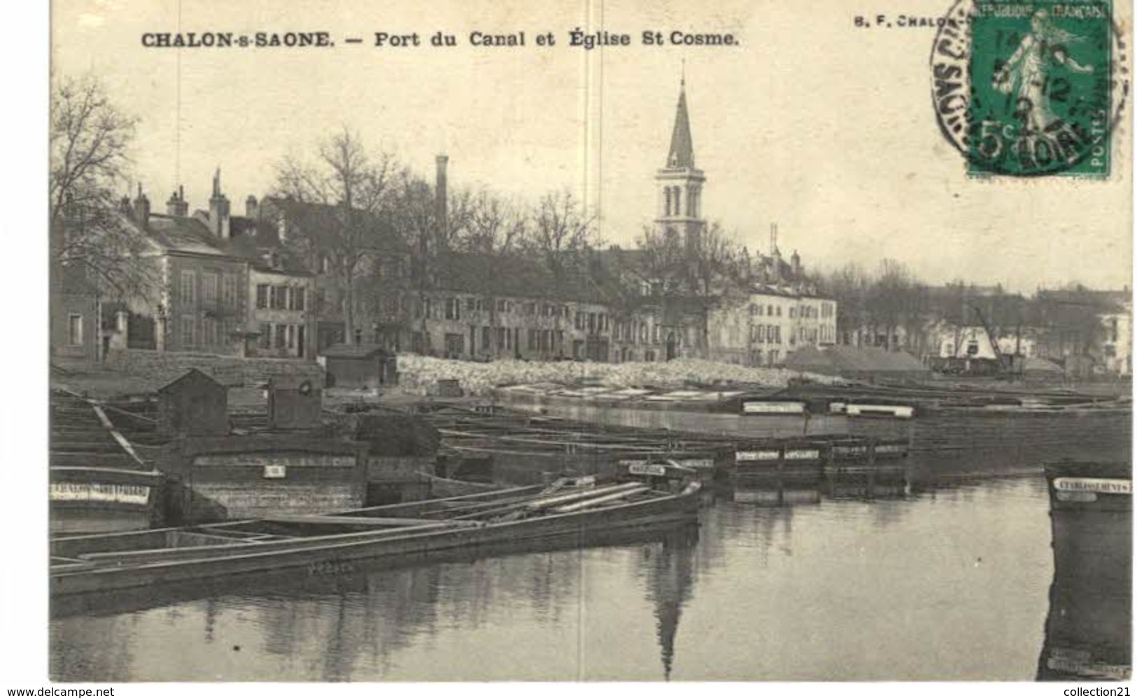 CHALON SUR SAONE .... FORT DU CANAL ET EGLISE ST COSME - Chalon Sur Saone