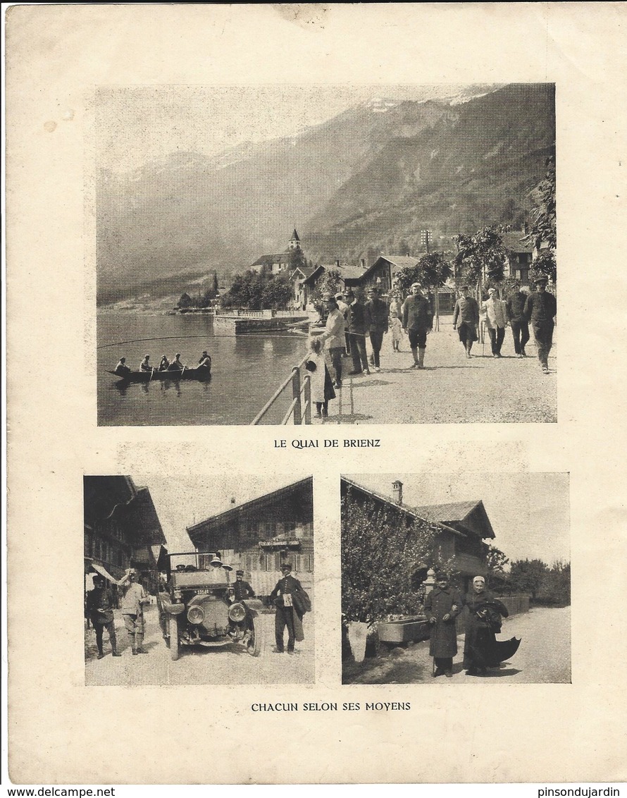 Les Internés Français Dans L'Oberland Bernois (Meiringen, Thoune, Adelboden, , .......) TOP Livre De La Guerre 1914/18 - 1901-1940