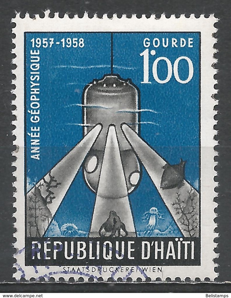 Haiti 1958. Scott #427 (U) Ocean Exploration, International Geophysical Year - Haïti