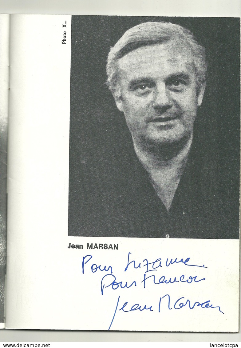 PROGRAMME DE THEATRE 1975 / LE MALADE IMAGINAIRE - DEDICACE JACQUES CHARON NICOLE MEROUZE ETC... - Programmes