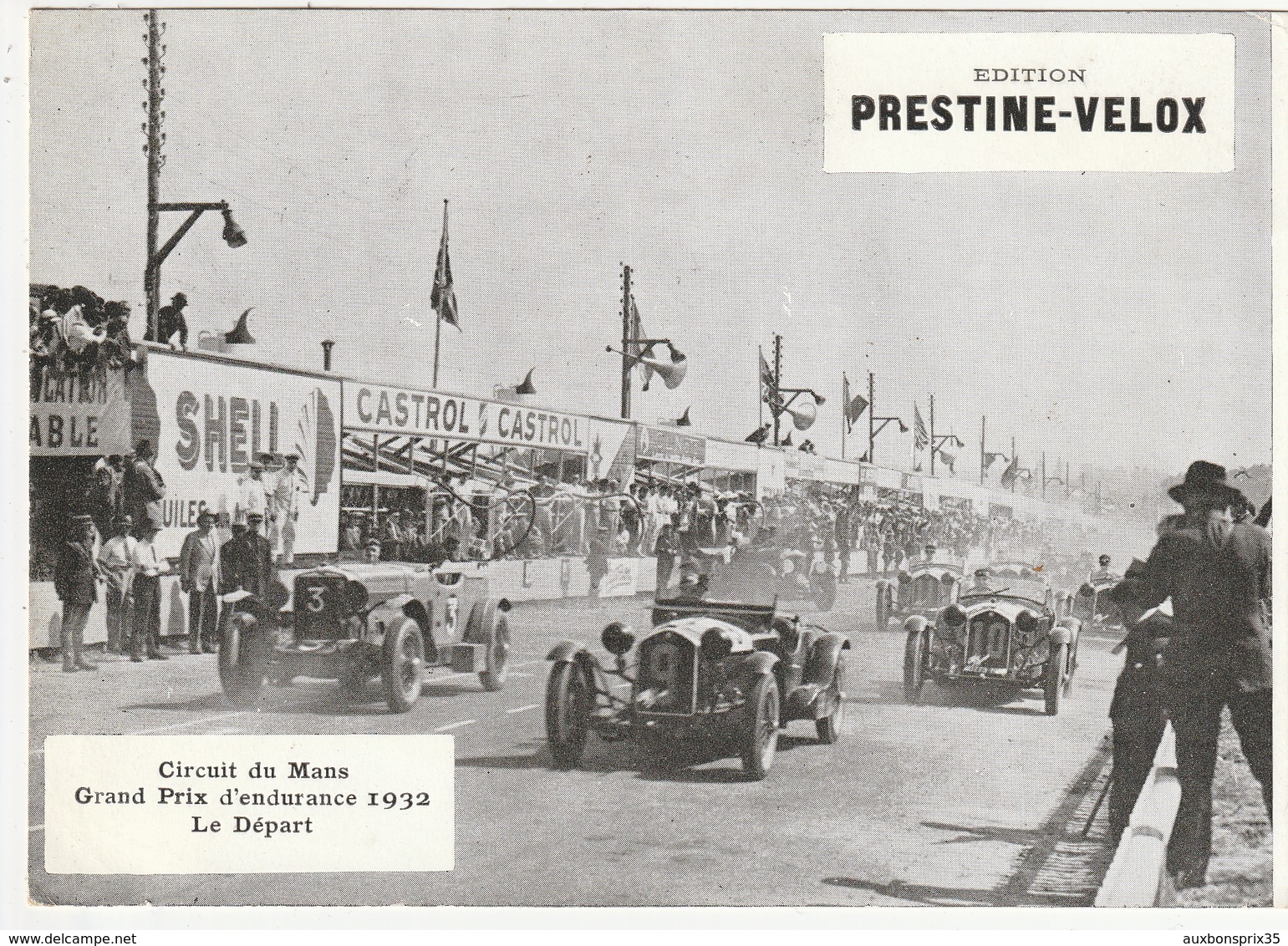 PHOTO - AUTOMOBILE - CIRCUIT DU MANS, GRAND PRIX D'ENDURANCE 1932 - LE DEPART - 72 - Cars