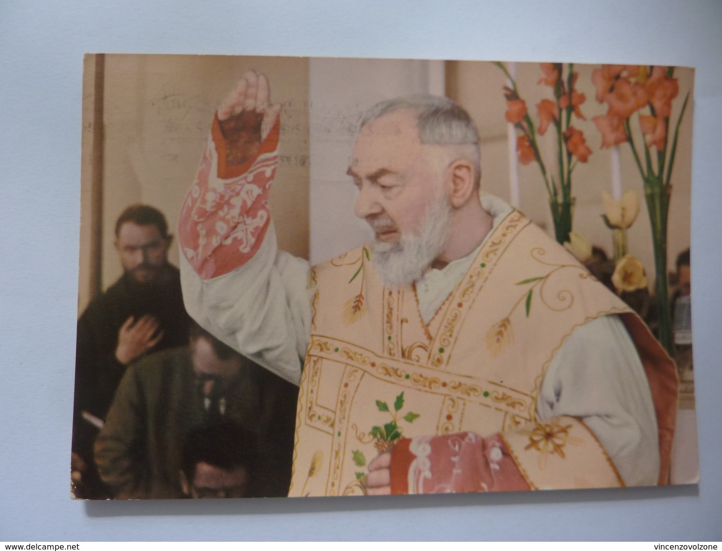 Cartolina Viaggiata " P. Pio Da Pietralcina"  1968 - Santi