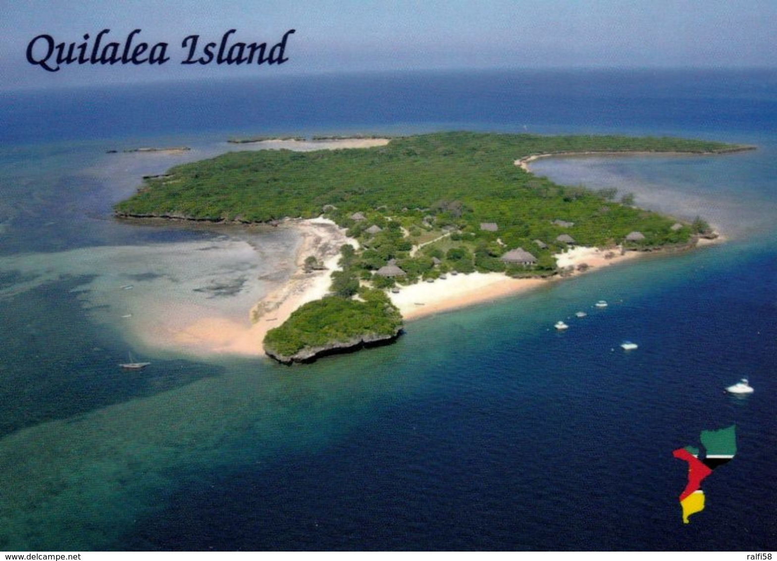 1 AK Mosambik * Quilalea Island - Insel Im Quirimbas Archipel - Luftbildaufnahme * - Mozambique