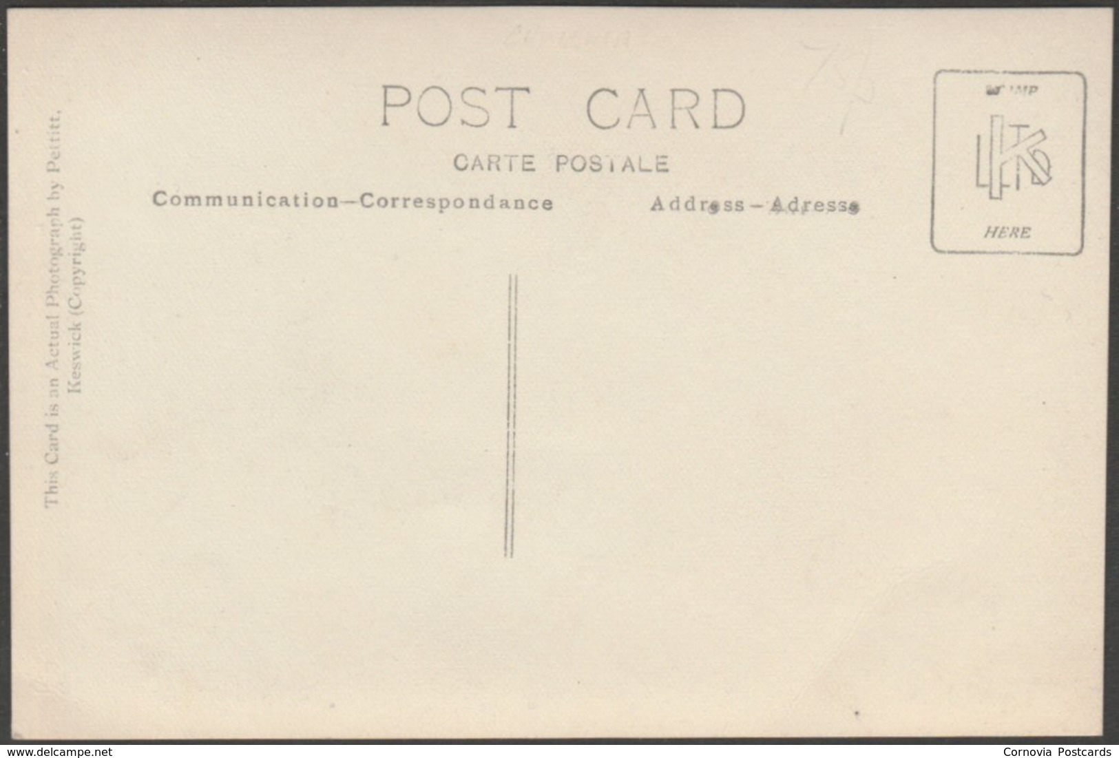 Grasmere, Westmorland, C.1920 - Pettitt RP Postcard - Grasmere