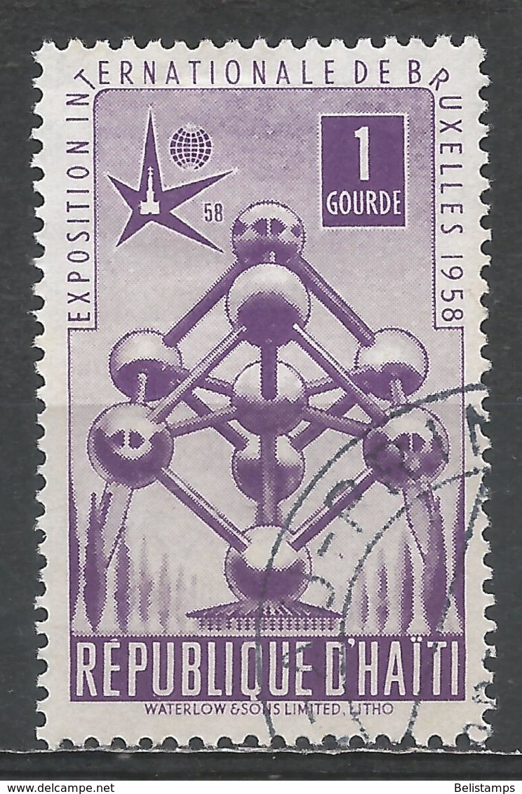 Haiti 1958. Scott #419 (U) Universal And International Exposiition, ''Atomium'' - Haïti