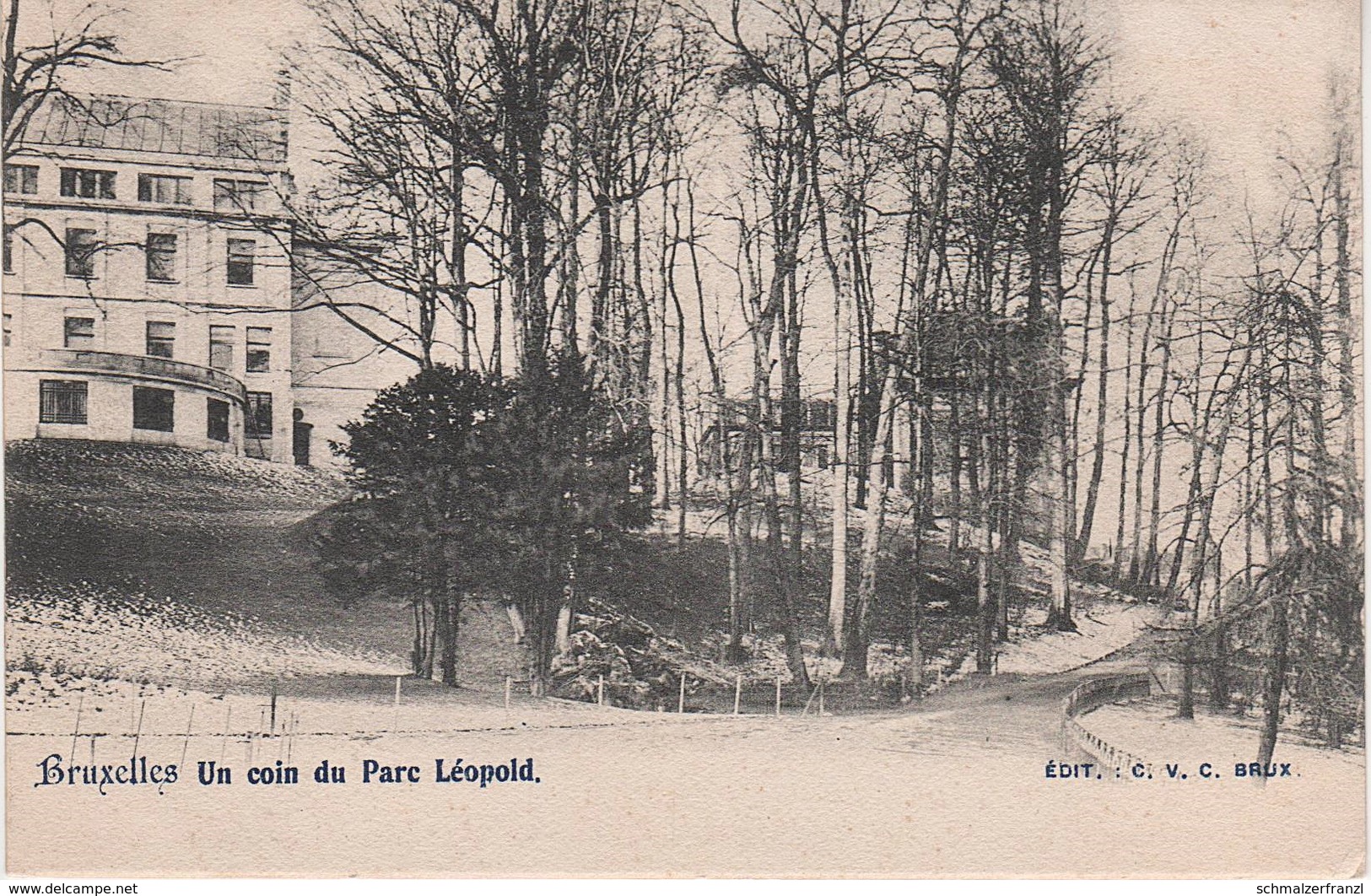 CPA AK Bruxelles Brüssel Un Coin Du Parc Léopold Leopoldpark A Quartier Européen Jourdan Matonge Belgien Belgique - Brussel (Stad)