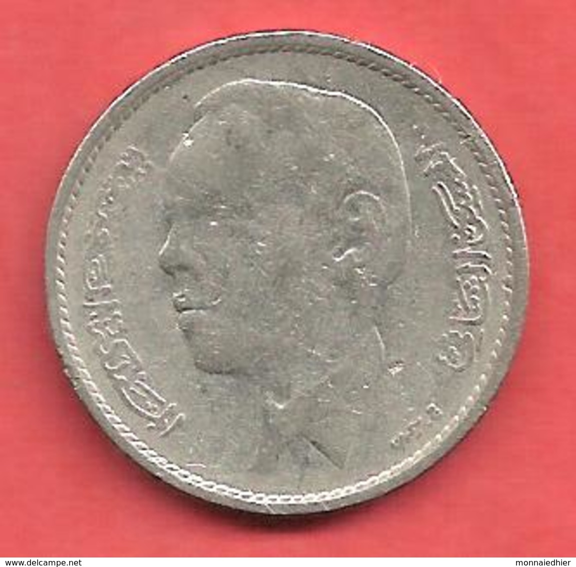 1 Dirham , MAROC , Cupro-Nickel , AH 1389 , 1969 , N° Y # 56 - Maroc