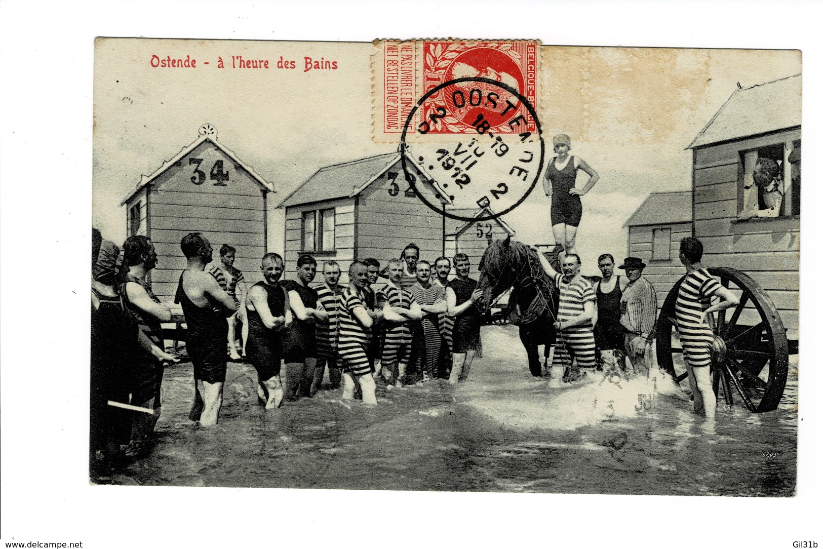 Ostende-à L'heure Des Bains - Oostende