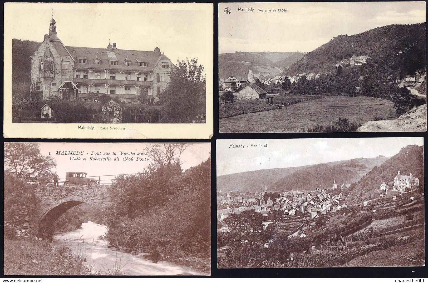 LIQUIDATION ** 22 VIEILLES CARTES MALMEDY - Dont Une Carte Triptique ** 22 Scans !! - Malmedy