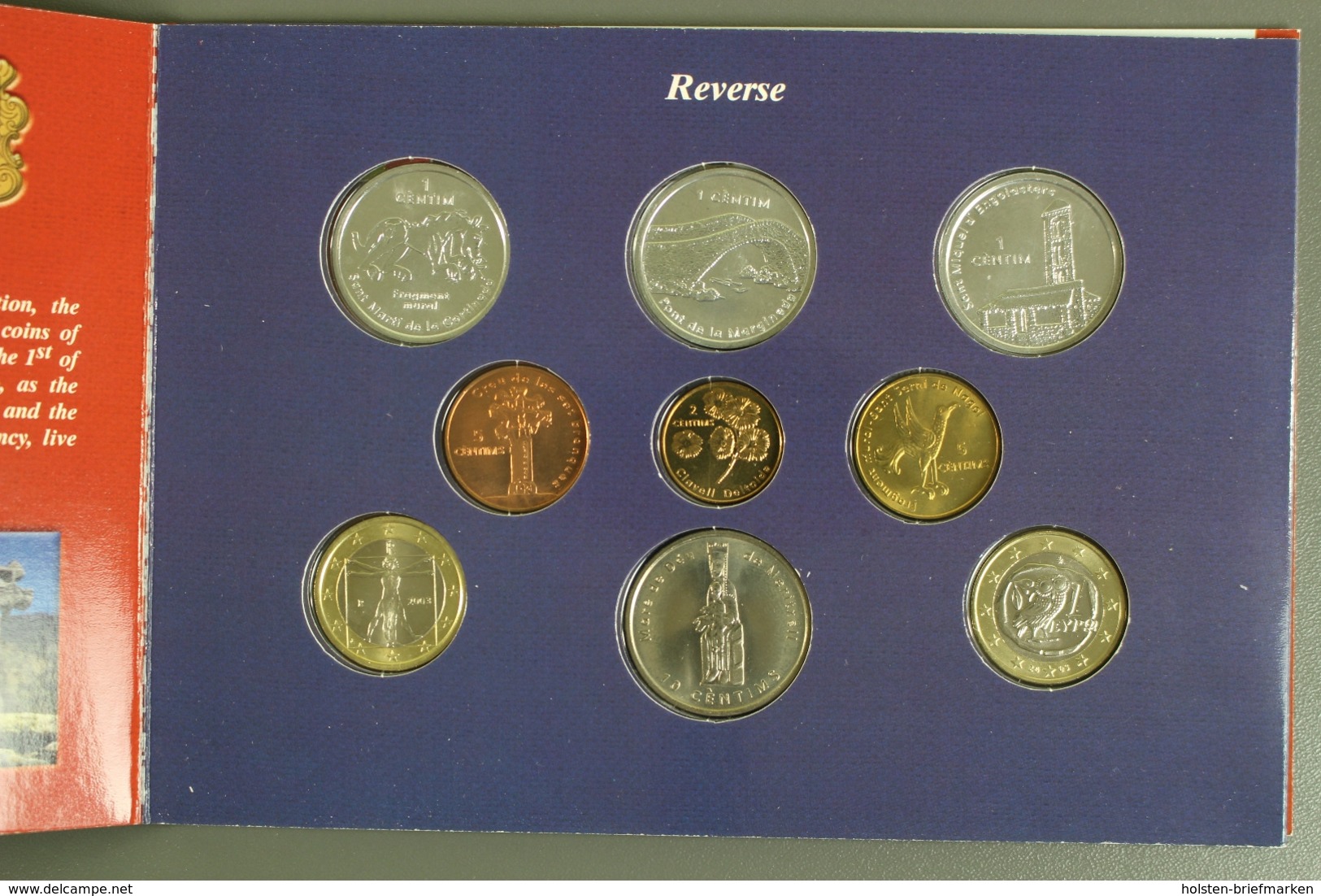 Andorra, Kursmünzensatz 2001 Incl. 2 X 1 Euro, 2003, Unzirkuliert / Unc - Andorra