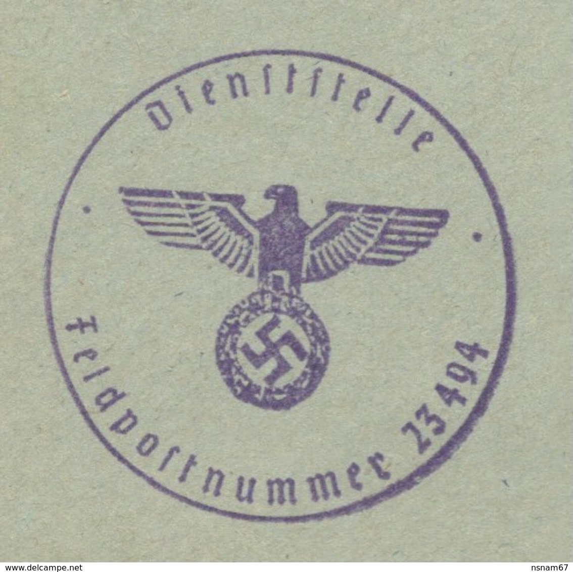 H829 - FELDPOST N° 23494 De WIEN Du 31 Aout 1943 Pour INGERSHEIM En ALSACE - - Lettres & Documents