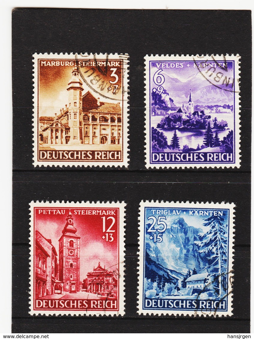 AUA1356 DEUTSCHES REICH 1941 MICHL 806/09 Used / Gestempelt SIEHE ABBILDUNG - Gebraucht