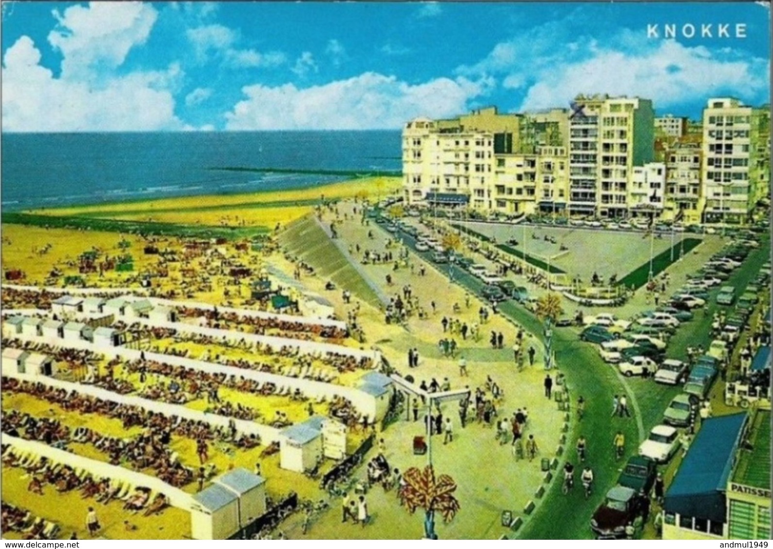 KNOKKE - Albert-Plage - Plage Et Digue - Oblitération De 1975 - Knokke