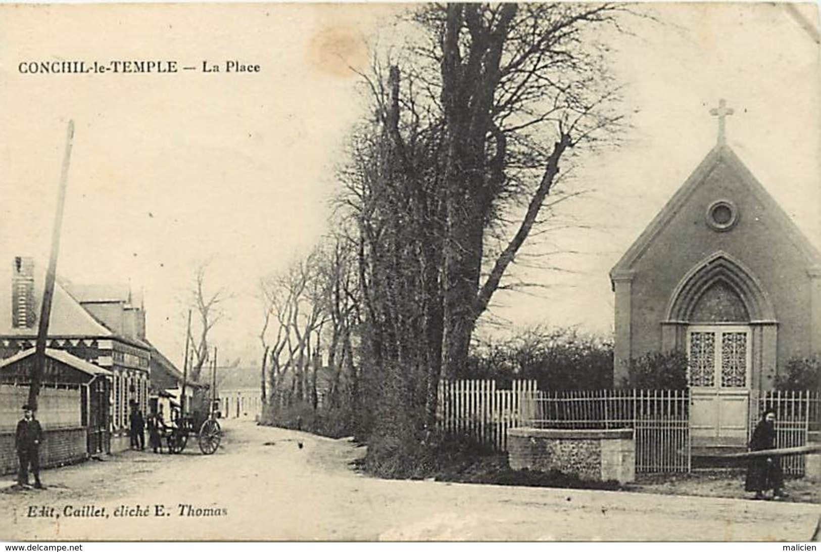 Dpts Div.-ref-AG60- Pas De Calais - Conchy Le Temple - La Place - Chapelle - Chapelles - Voir Etat - - Autres & Non Classés