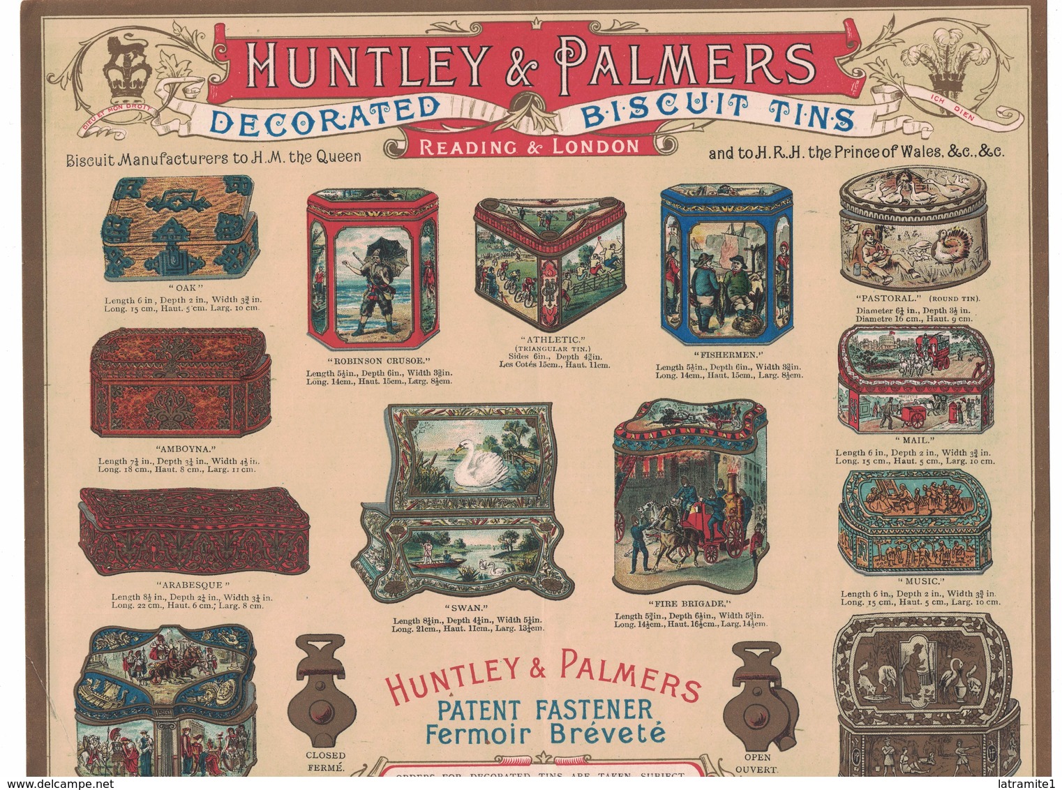 DEPLIANT PUBBLICITARIO HUNTLEY & PALMERS - Pubblicitari