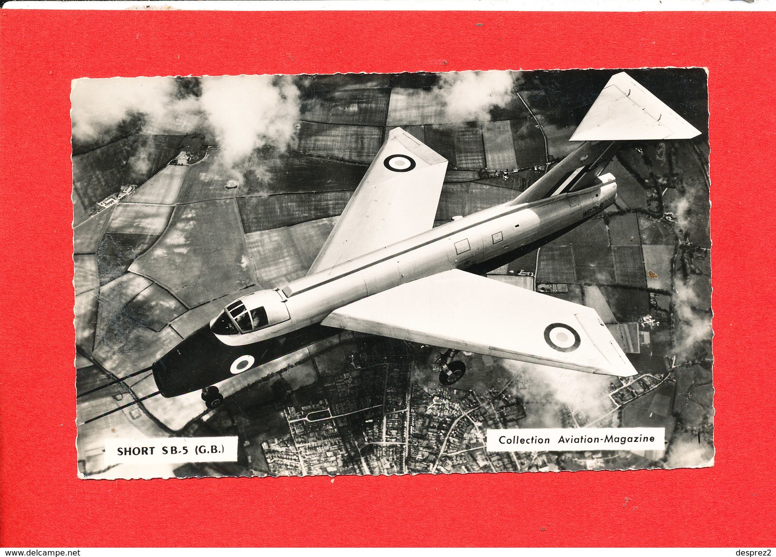 AVION SHORT S B 5    * Cpsm 13.5 Cm X 8.5 Cm - 1946-....: Ere Moderne