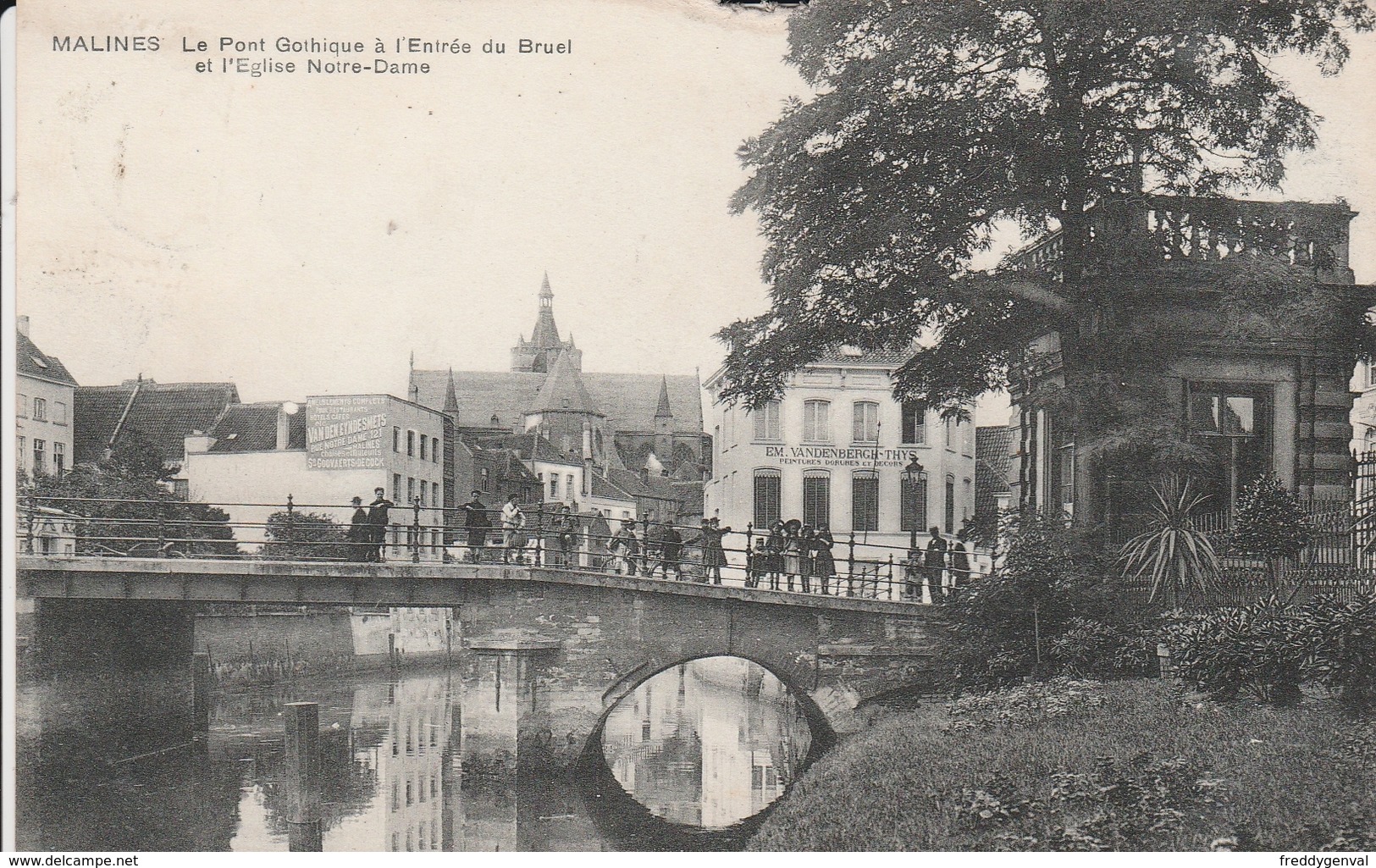 MECHELEN PONT GOTHIQUE A L'ENTREE DU BRUEL - Mechelen