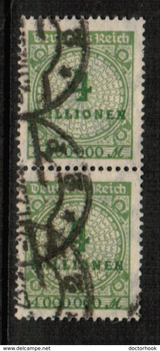 GERMANY  Scott # 284 VF USED PAIR (Stamp Scan # 454) - Used Stamps