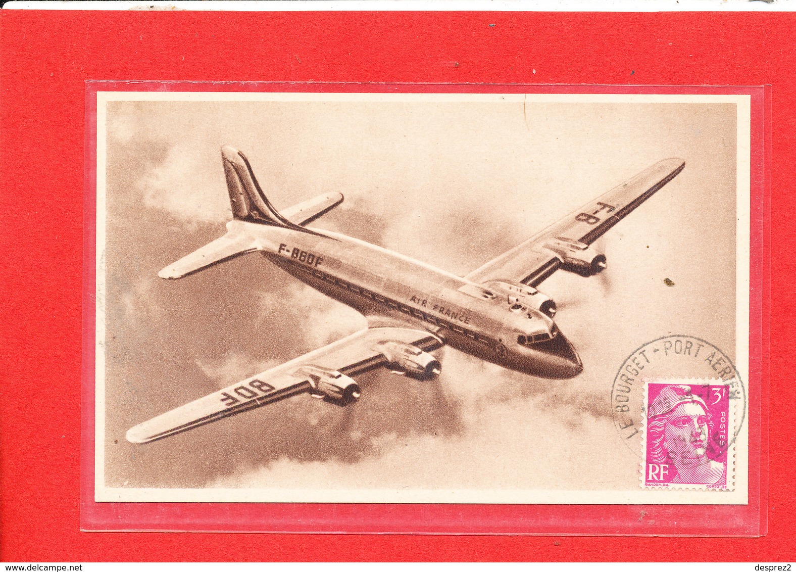 AVION Air France Douglas D C 4 - 1946-....: Ere Moderne