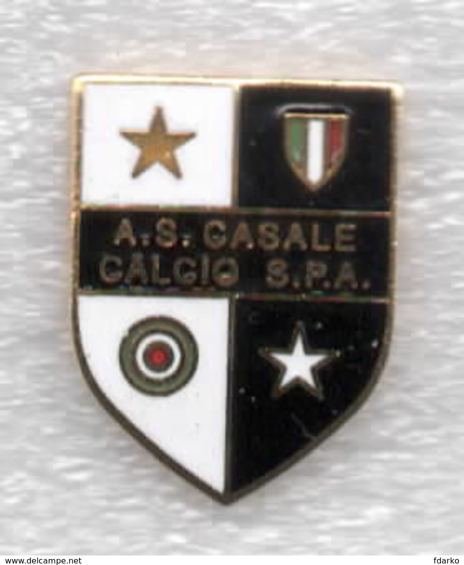 A.S. Casale Calcio S.P.A. Pins Soccer Football Casal E Monferrato Italy  Distintivi - Calcio