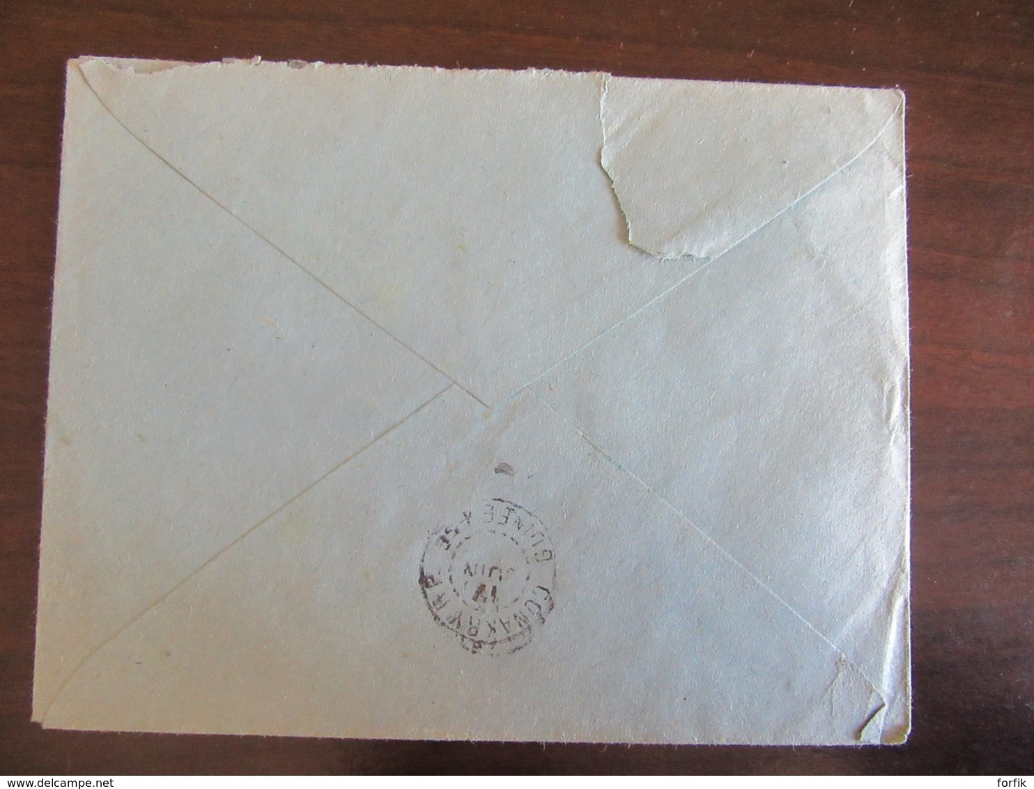 France Vers Guinée (Mamou) - Correspondance Militaire Timbrée (Cérès Mazelin, Armoiries, Marianne) Circulée En 1947 - 1921-1960: Modern Period