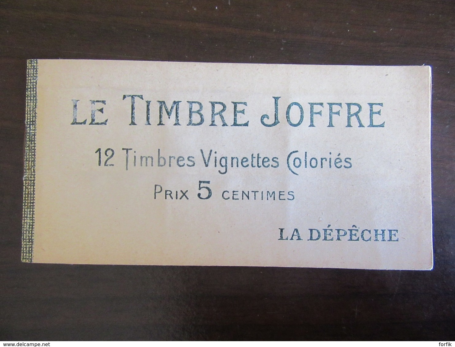 Erinnophilie - Carnet De 12 Timbres Vignettes Du Maréchal Joffre Par La Dépêche - Complet - Blocks & Sheetlets & Booklets