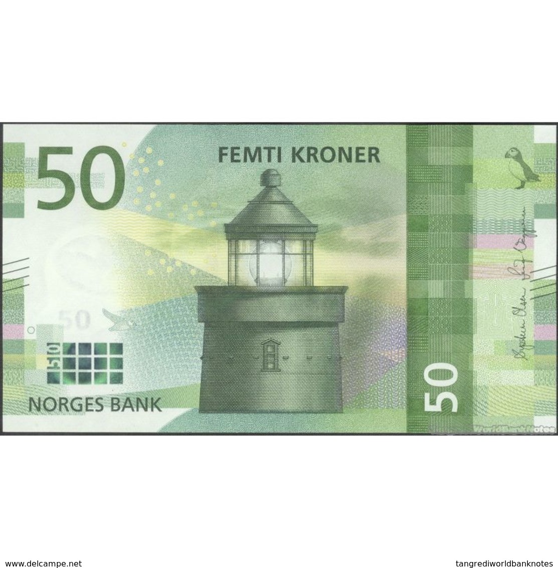 TWN - NORWAY NEW - 50 Kroner 2017 (2018) UNC - Noorwegen