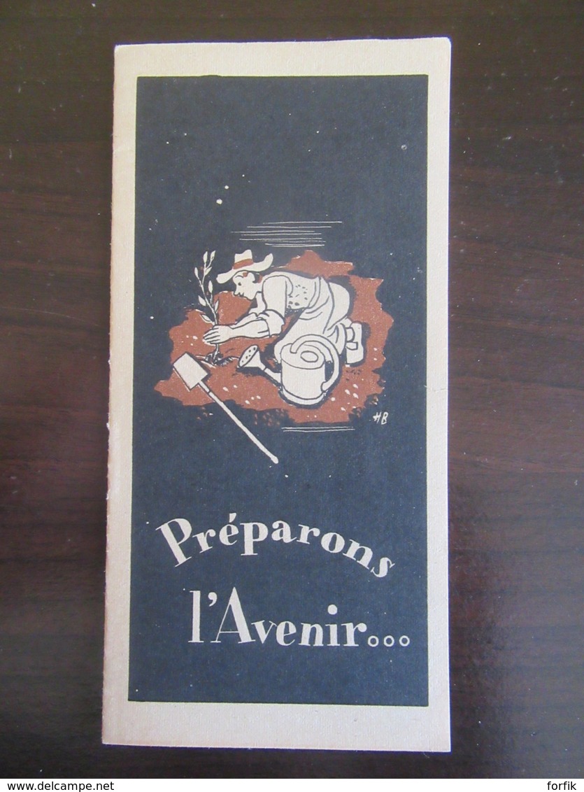 Petit Carnet Publicitaire Post-guerre - "Préparons L'Avenir" - Epargne - Par Havas - Non-daté - Documents Historiques