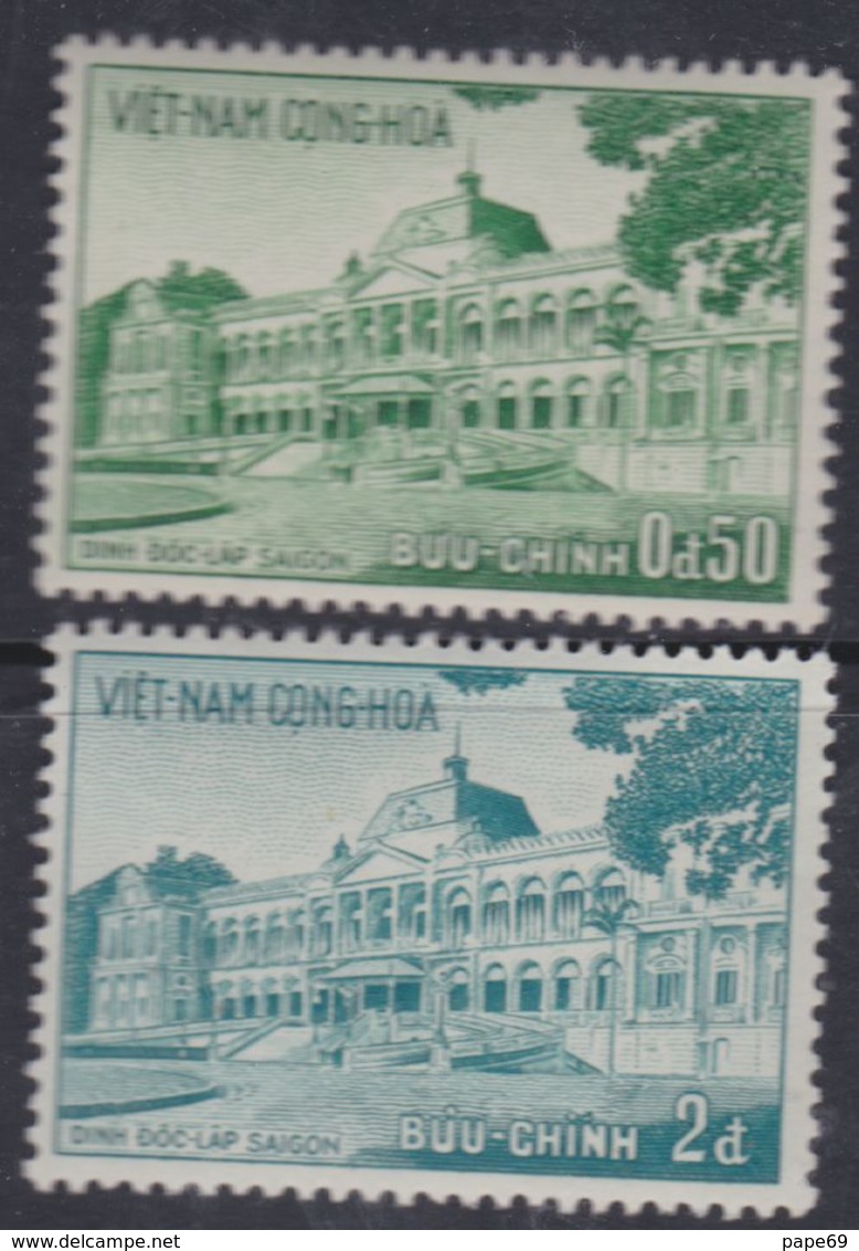 Vietnam Du Sud N° 120 / 21 XX  Palais De L'Indépendance.  Les 2 Valeurs Sans Charnière, TB - Viêt-Nam