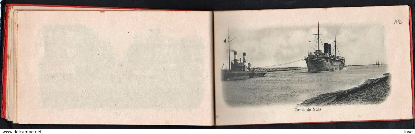 PORT SAID (Egypte) Carnet complet contenant 15 belles vues de Port Saïd (1890/1900)