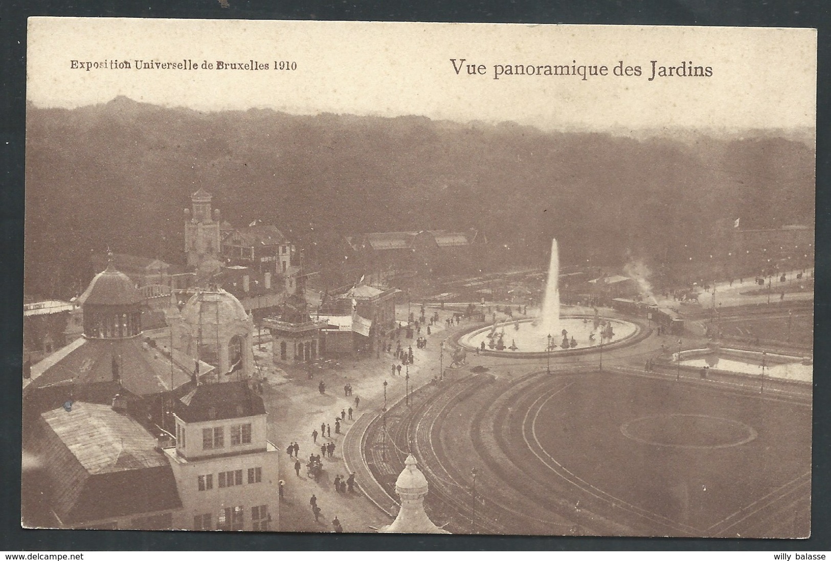 +++ CPA - Exposition Universelle De BRUXELLES - BRUSSEL - 1910 - Vue Panoramique Des Jardins  // - Wereldtentoonstellingen