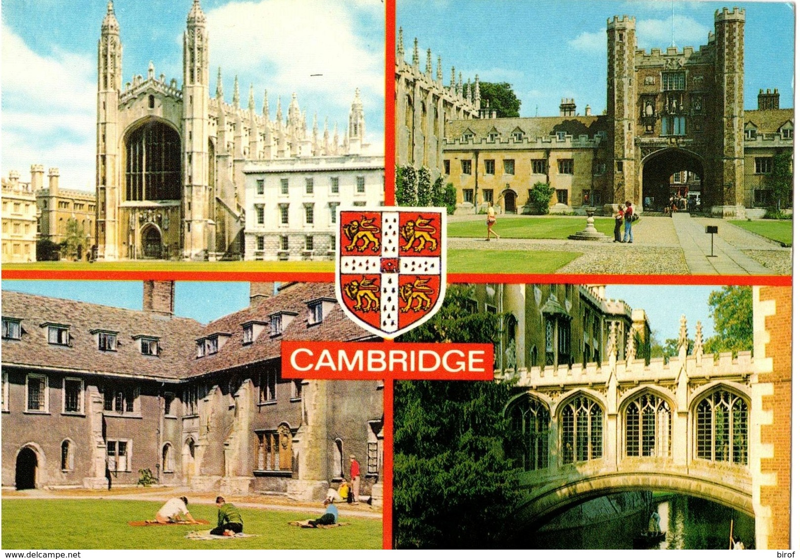 CAMBRIDGE - KING'S COLLEGE  (INGHILTERRA) - Gibilterra